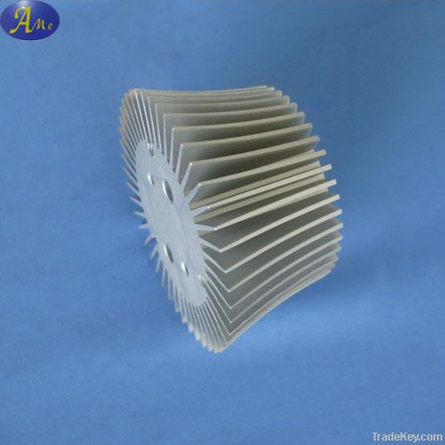 Aluminum extrusion LED heat sink, radiator