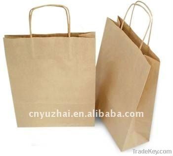 Newly custom craft paper shopping bag