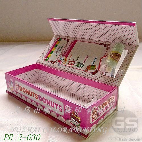 personalized creative cardboard paper pencil box