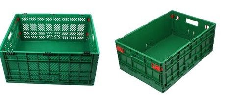 Plastic collapsible box