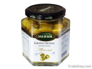 Green Black Stuffed Olives