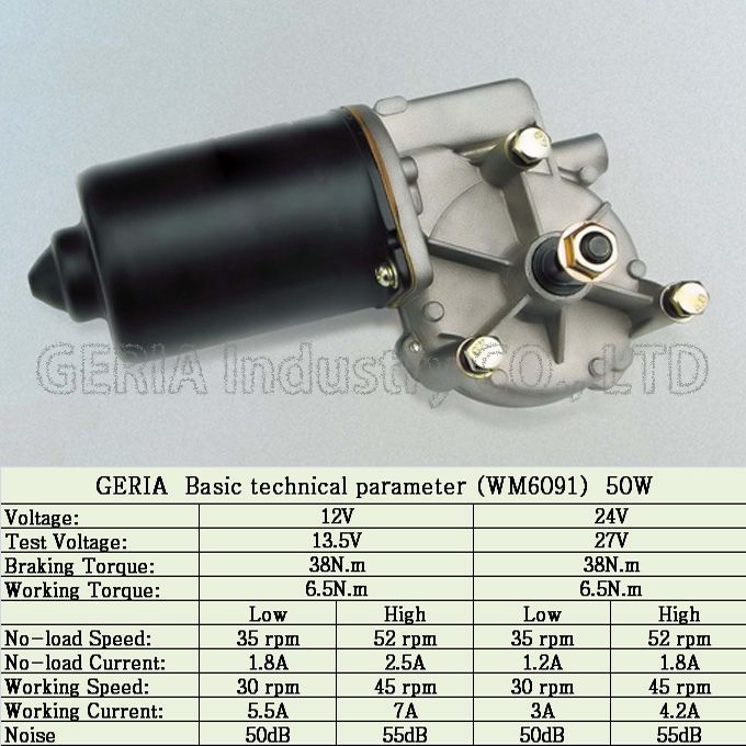 WIPER MOTOR (for bus/trian/marine/truck wiper)