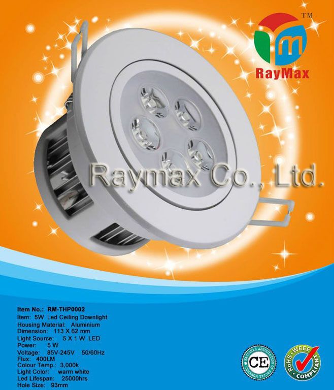 5w led down light fittings, power led spot downlight, adjustable downl