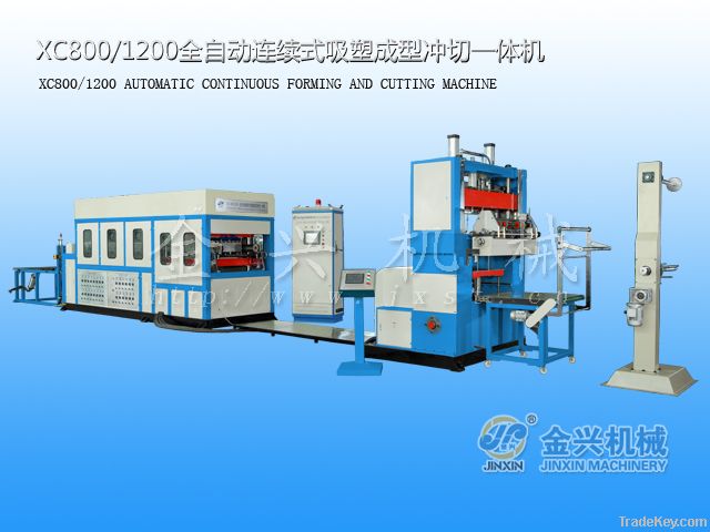 Automatic Continuous Forming and Cutting Machine