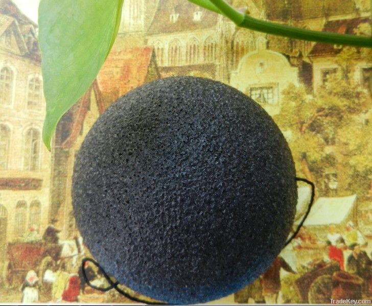 Konjac Sponge bamboo charcoal