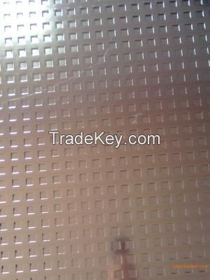 light weight high wearability aluminium hole punch sheet perforated metal roofing sheet price