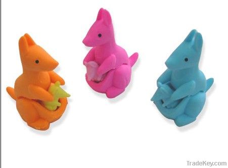 kangaroo shape eraser