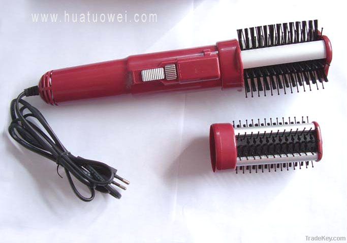 Female professional hair styling brush