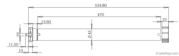 DC  45mm Tubular Motor CH50-2410