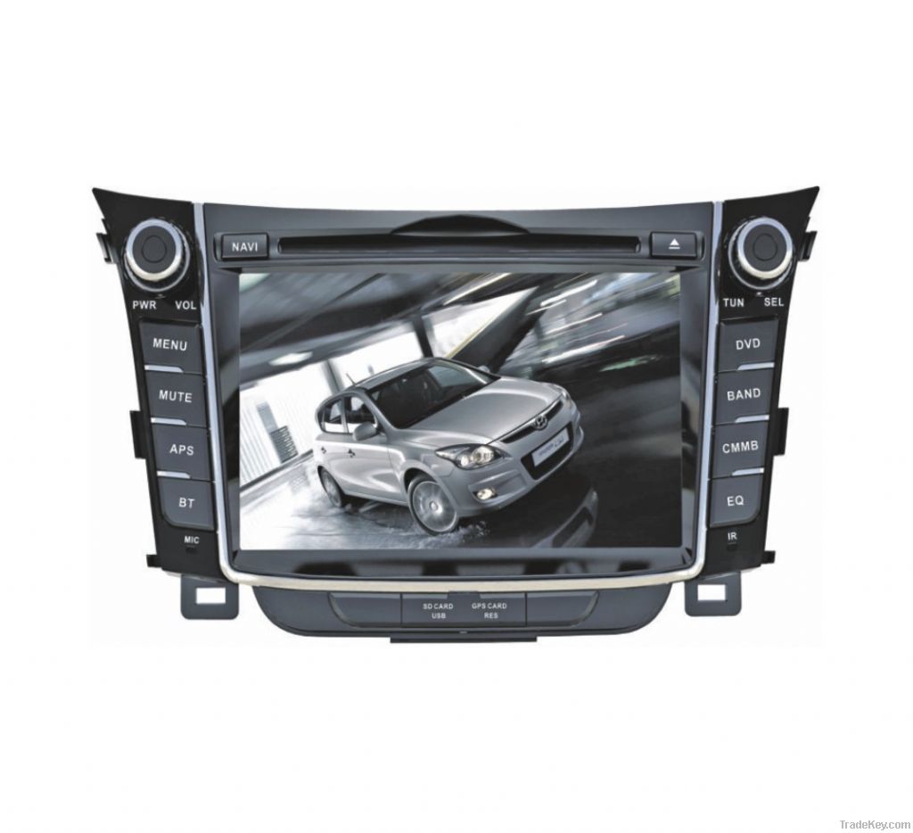 Car GPS DVD Player for Hyundai I30 2012 with Bluetooth