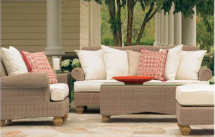 Poly rattan furniture