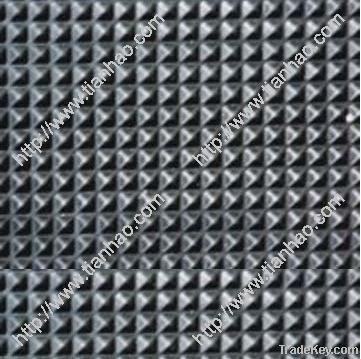 Anti-slip matting with triangle patterns/moulded rubber sheets/ mats