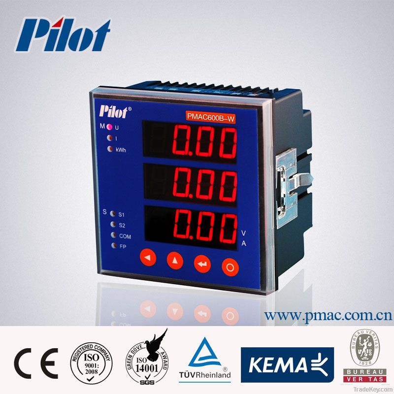 PMAC600B LED MODBUS three phase Multifunction Power Meter