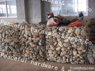 galfan gabion box, gabion manufactory, Embankment Gabion Basket