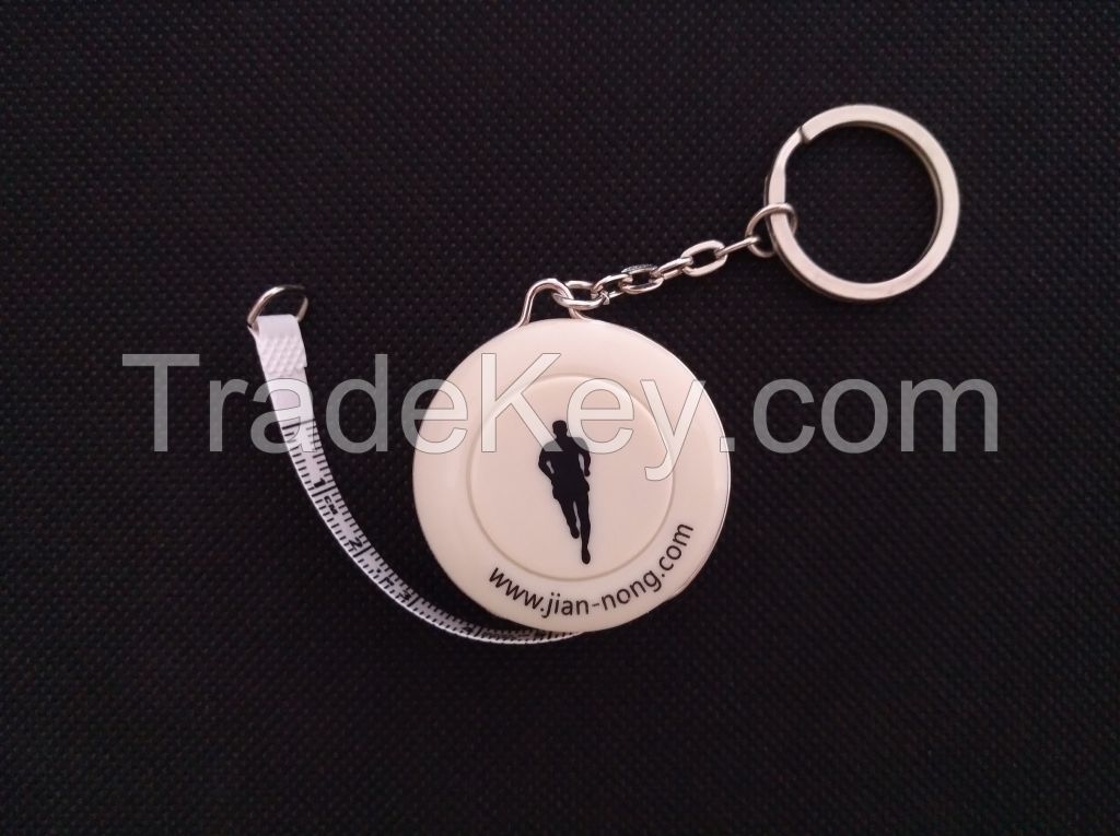 Keychain tape measure for 1.5m 60&#039;&#039; MOQ3000PCS