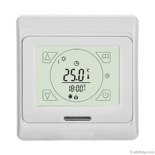 LCD Touch Screen Programmable Floor Heating Room Thermostat BHT-91