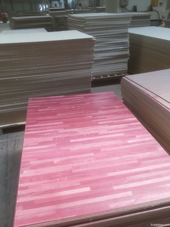 2.5-25mm PU MDF/Melamine MDF for decoration and furniture