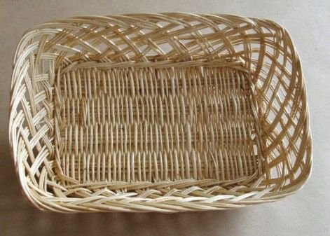 hand-made wicker basket for fruit