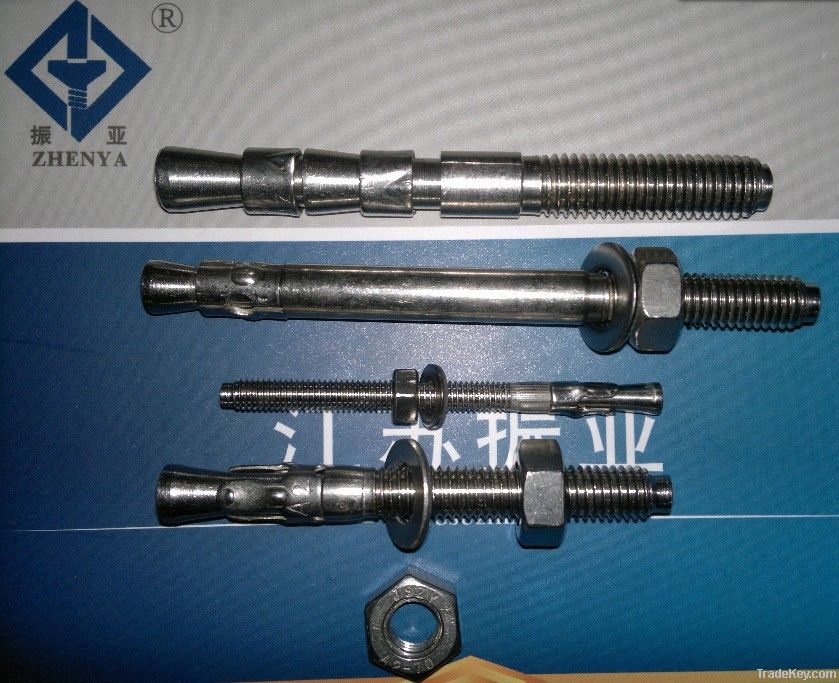 stainless steel AISI304/316L A2 A4 wedge anchor