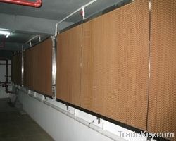 Poultry Cooling pad and ventilation fan