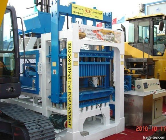 Hotsale concrete block moulding machine QTY4-15A(tianyuan made)