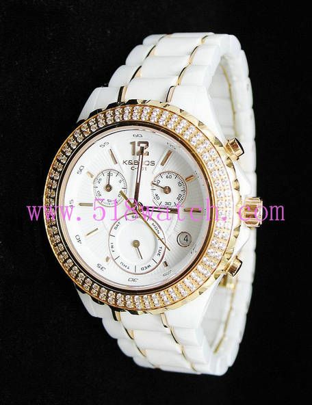 White high-tech ceramic watch,mens watches,womens watches