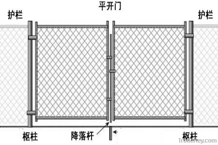 Chain Link Fence Gate