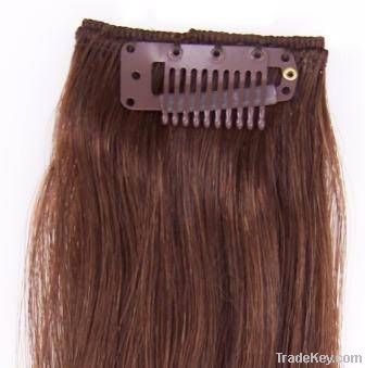 Fashion single clips in hair extension