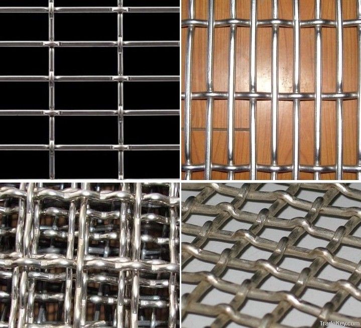 Crimped wire mesh