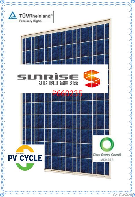 Poly 230w solar module
