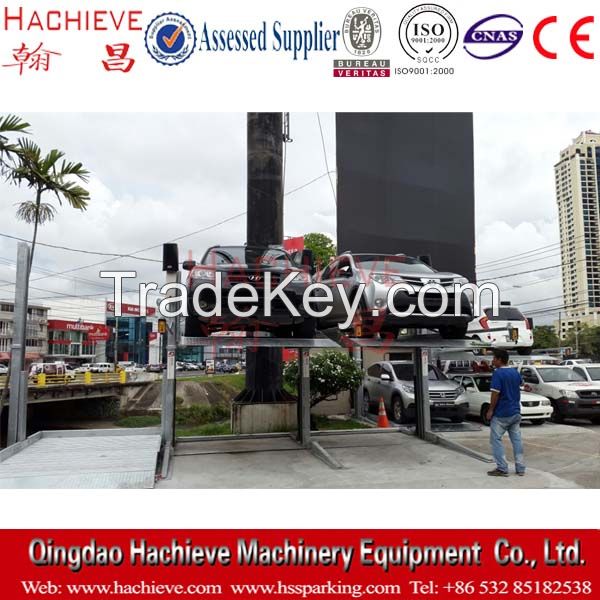 2 Post parking lift / 2 level parking system / car parking equipment