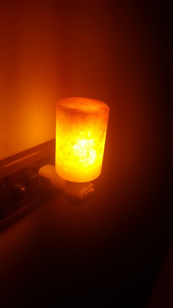 Cylinder Shape Himalayan Salt Night Light