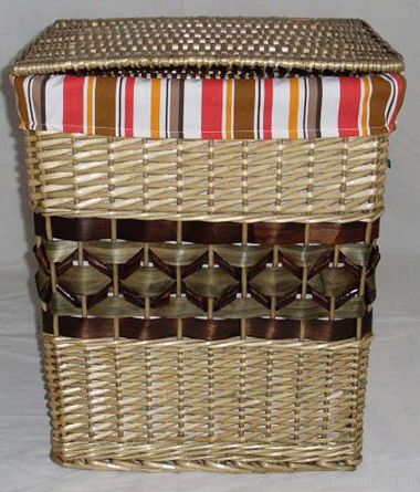 wicker laundry basket