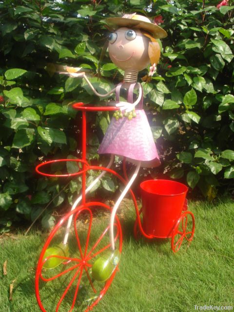 Selling Metal Bicycle Design Plant Pot