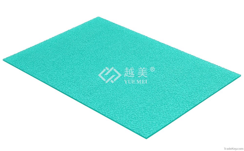 Polycarbonate embossed sheets