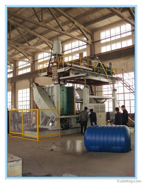 Tank blow moulding machine