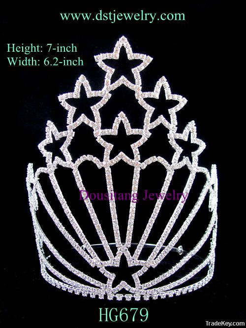 Factory wholesale fashion rhinestone crowns or tiaras