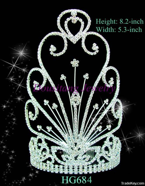 Factory wholesale fashion rhinestone crowns or tiaras