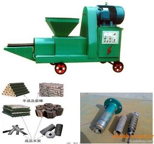 High efficient wood briquette machine