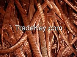 Pure Copper Wire Millberry Scrap 99.9% and Copper Cathode