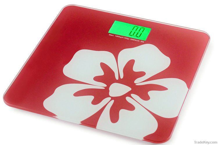 Household &amp;Hotel Bathroom Scale with green LCD