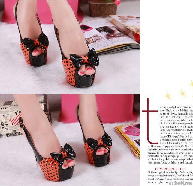 2012 new fashion high heel open toe women shoes