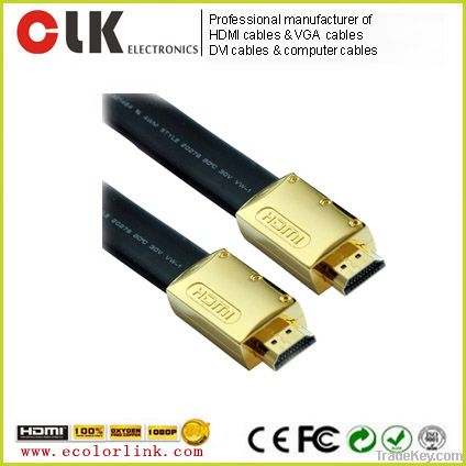 1.4v flat HDMI cable 1080p 3D