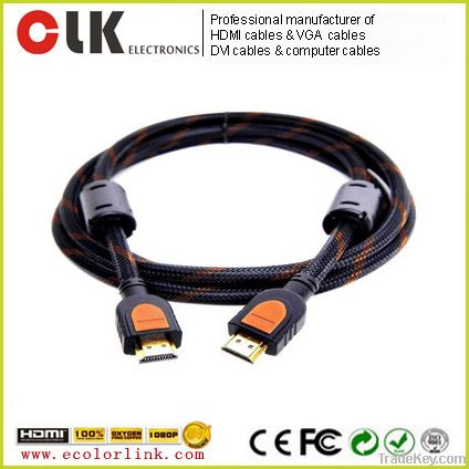 1.4v HDMI cable with mesh