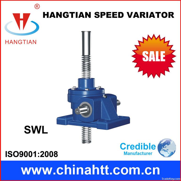 SWL worm wheel screw elevator/screw jack lifting