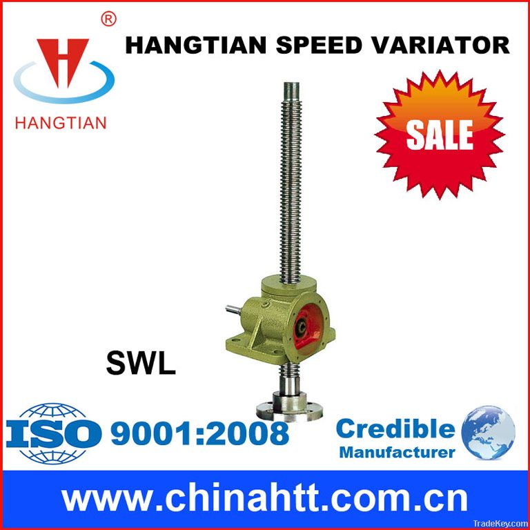 SWL worm wheel screw elevator/screw jack lifting