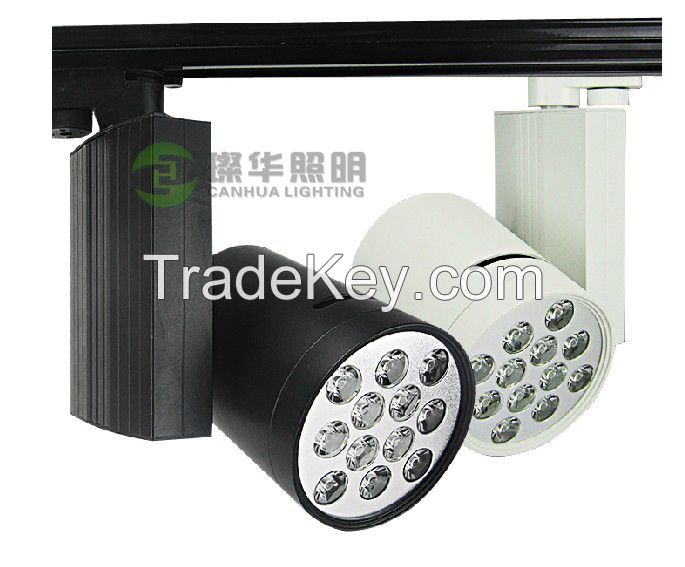 9W/12W/15W/18W led rotatable track rail light, epistar led track spotlight 220V