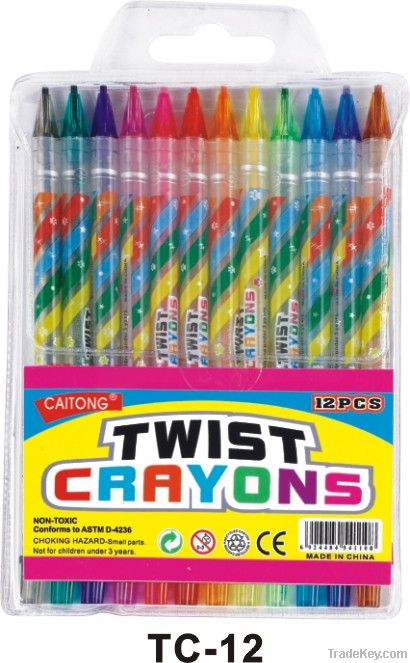 Twist crayon/plastic crayon/retractable crayon/crayon