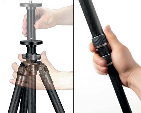 Camera Tripod Carbon Fiber Tubes/Fiberglass Legs