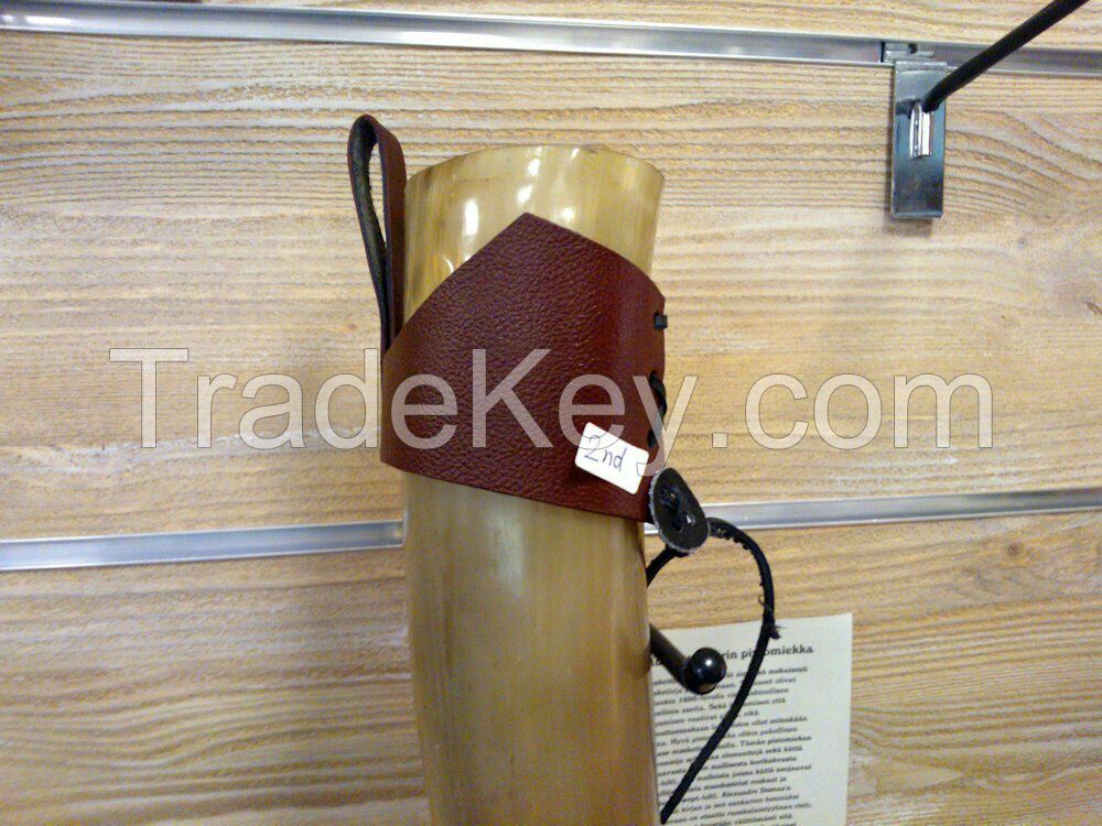 buffalo water drinking horn, 